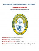 Conferencia sobre “Planificación de Proyectos”