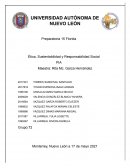 Ética, Sustentabilidad y Responsabilidad Social