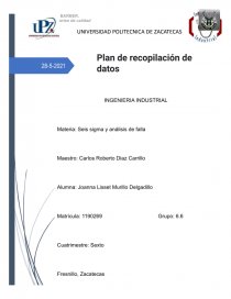 Recopilacion de datos. Página 1