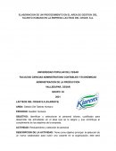 ELABORACION DE UN PROCEDIMIENTO EN EL AREA DE GESTION DEL TALENTO HUMANO EN LA EMPRESA LACTEOS DEL CESAR. S.A