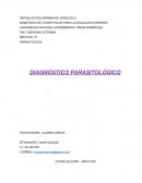 DIAGNÓSTICO PARASITOLÓGICO