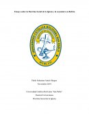 Ensayo acerca de la Doctrina Social de la Iglesia Católica