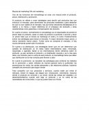 Mezcla del marketing/ Mix del marketing