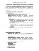 DEFINICIONES E IMPORTANCIA DE LA SIMULACION EN LA INGENIERIA