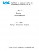 Psicología social. Principales sistemas psicosociales