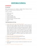 HISTORIA CLÍNICA: ANAMNESIS FILIACIÓN