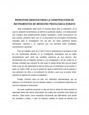 Principios basicos para la construccion de instrumentos de medicion psicologica