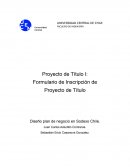 Diseño plan de negocio en Sodexo Chile