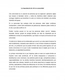 La importancia de vivir en comunidad