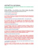 Análisis “Aritmética informal”, de Baroody