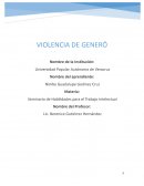 Violencia de Genero en México