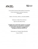 PROYECTO DE INVESTIGACIÓN: RETOS DE LA EDUCACIÓN A DISTANCIA EN NIVEL SUPERIOR POR COVID.19