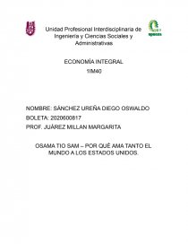 OSAMA TIO SAM – POR QUÉ AMA TANTO EL MUNDO A LOS ESTADOS UNIDOS.. Página 1