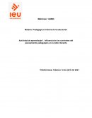 Influencia de las corrientes del pensamiento pedagógico en la labor docente