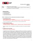 Redacción de los reportes de fuentes