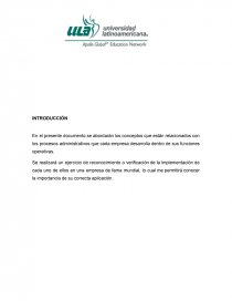PROCESOS ADMINISTRATIVOS. Página 1