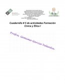 Cuadernillo # 5 de actividades Formación Cívica y Ética
