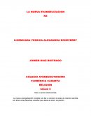 La nueva evanfgelizacion