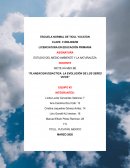 PLANEACION DIDACTICA: LA EVOLUCIÓN DE LOS SERES VIVOS