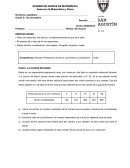 EXAMEN DE AVANCE DE MATEMÁTICA