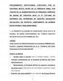 PROCEDIMIENTO INSTITUCIONAL EJECUTADO POR EL ASOCIADO MUTUA AUTOR DE LA DENUNCIA PENAL
