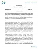 Ética Y Globalización