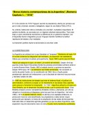 Resumen historia social Argentina