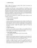 Identificar los bienes y su clasificacion