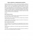 Bienes sustitutivos y complementarios perfectos