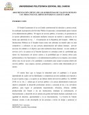 ANALISIS DE LOS SUBSISTEMAS DE TALENTO HUMANO Y SU IMPACTO EN EL SERVICIO CIVIL CASO ECUADOR