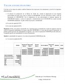 Taller análisis financiero