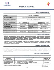 PROGRAMA EDUCATIVO: CONTADOR PÚBLICO. Página 1