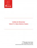 Analisis de vibraciones. Taller N° 2: Motor Eléctrico Taladro