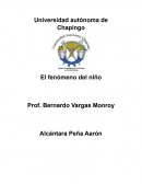 El fenómeno del niño