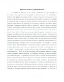 Educación Inclusiva y equidad educativa