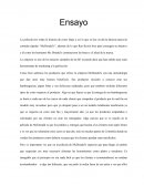 Ensayo Hambre de Poder