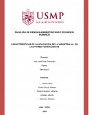 CARACTERÍSTICAS DE LA APLICACIÓN DE LA INDUSTRIA 4.0. EN LAS PYMES TECNOLÓGICAS