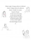 Noviazgo y violencia del adolescente