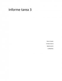 Informe Optimización. Página 1