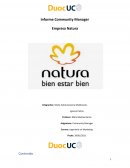 Informe Community Manager Empresa Natura