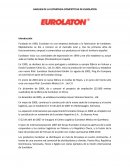 ANÁLISIS DE LA ESTRATEGIA COMPETITIVA DE EUROLATON