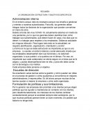 GENERALIDADES DE LA ORGANIZACION