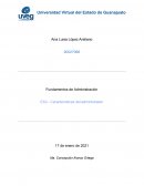 Características del administrador