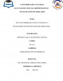 TOP 10 DE EMPRESAS A NIVEL NACIONAL Y EXTRANJERO DE INVESTIGACIÓN DE MERCADOS