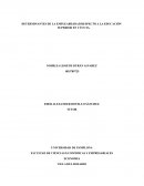 DETERMINANTES DE LA EMPLEABILIDAD RESPECTO A LA EDUCACIÓN