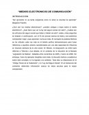 Medios electrónicos de comunicación