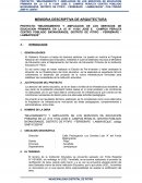 Proyecto: “Mejoramiento y ampliacion de los servicios de educacion primaria en la i.e n° 11534 Jose E. Campos Peralta