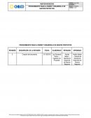 PROCEDIMIENTO PARA EL DISEÑO Y DESARROLLO DE NUEVOS PROYECTOS