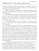 DERECHO POLITICO – Origen del Estado ¿Artificial o Natural?