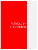 Actividad 2 - Cuestionario Procrastinación académica